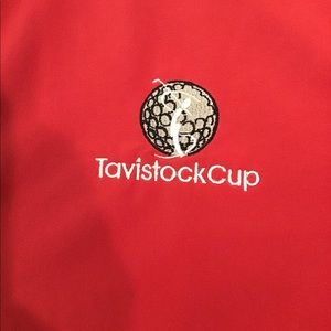 Nike Tiger Woods Tavistock Cup Men’s Red Golf Short Sleeve Polo Shirt Size XL